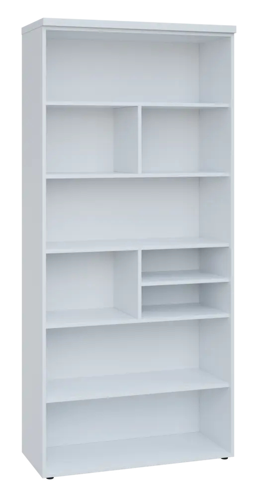 SIN 6 - 10N kancelářská skříň, nika, 2170x1000x400, bílá